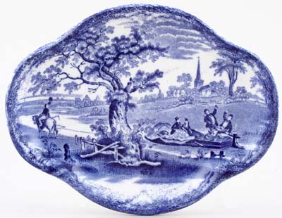 Toy Meat Dish or Platter c1900